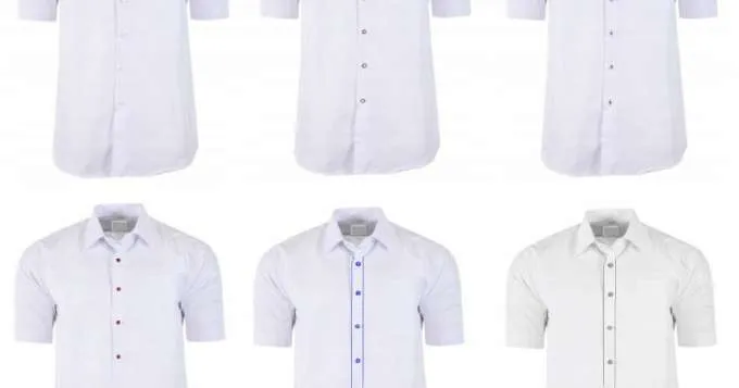 CAMISAS HOMBRE MANGA CORTA BLANCAS 164188