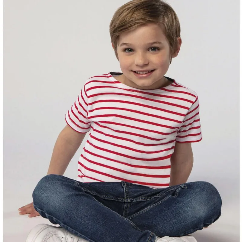 Camiseta a rayas Manga Corta Niños Miles de Sol's