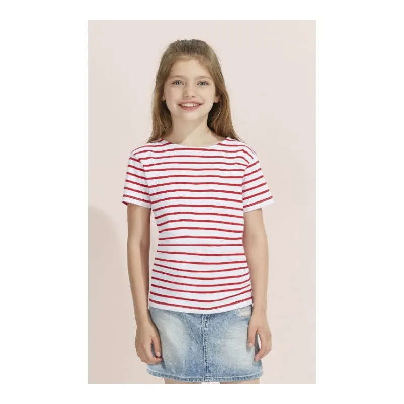 Camiseta a rayas Manga Corta Niños Miles de Sol's