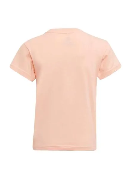 Camiseta Adidas Trefoil Rosa para Niña