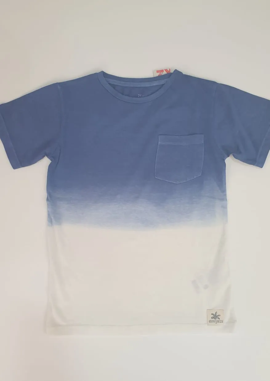 Camiseta bolsillo degradada para niño R470056