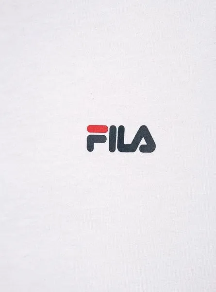 camiseta fila tarlo blanco para niño y niña