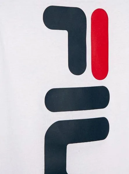 camiseta fila tarlo blanco para niño y niña