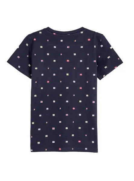 camiseta mayoral flag azul para niño