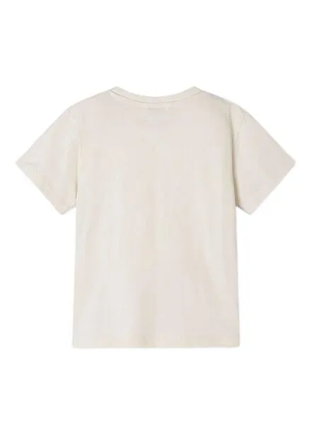 Camiseta Mayoral Wild Jungle Blanco Para Niño