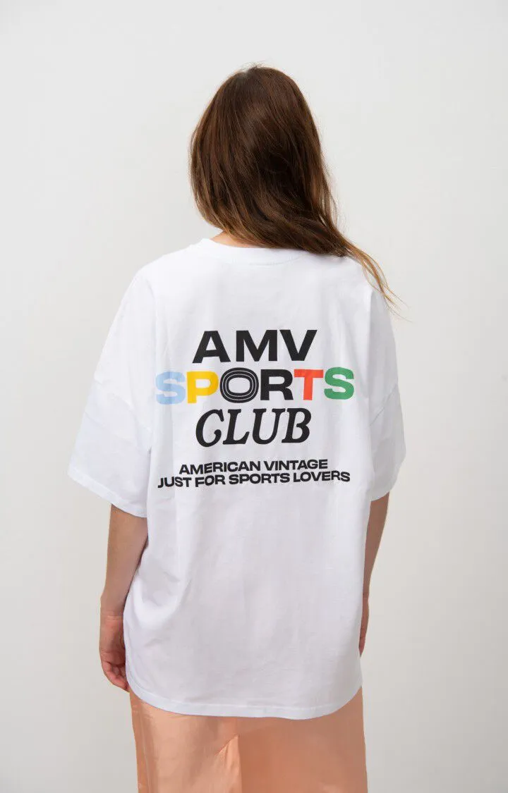Camiseta mixta Fizvalley "AMV SPORTS CLUB" | MFIZ02AJOE25