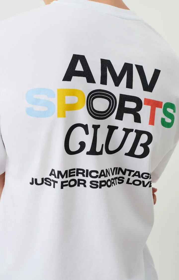 Camiseta mixta Fizvalley "AMV SPORTS CLUB" | MFIZ02AJOE25