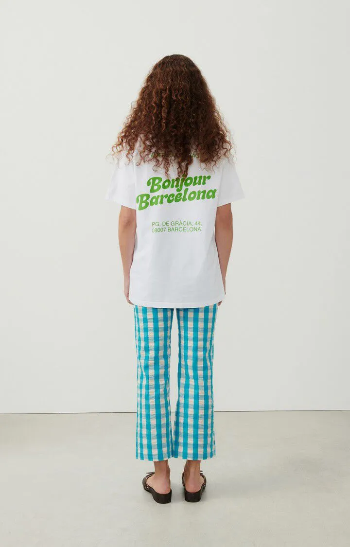 Camiseta mixta Fizvalley "Bonjour Barcelona" | MFIZ25BPASEOE25