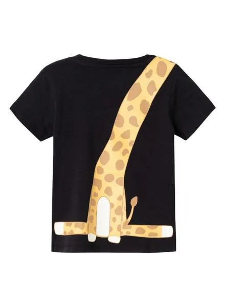 Camiseta Name It Hellan Negro Para Niño