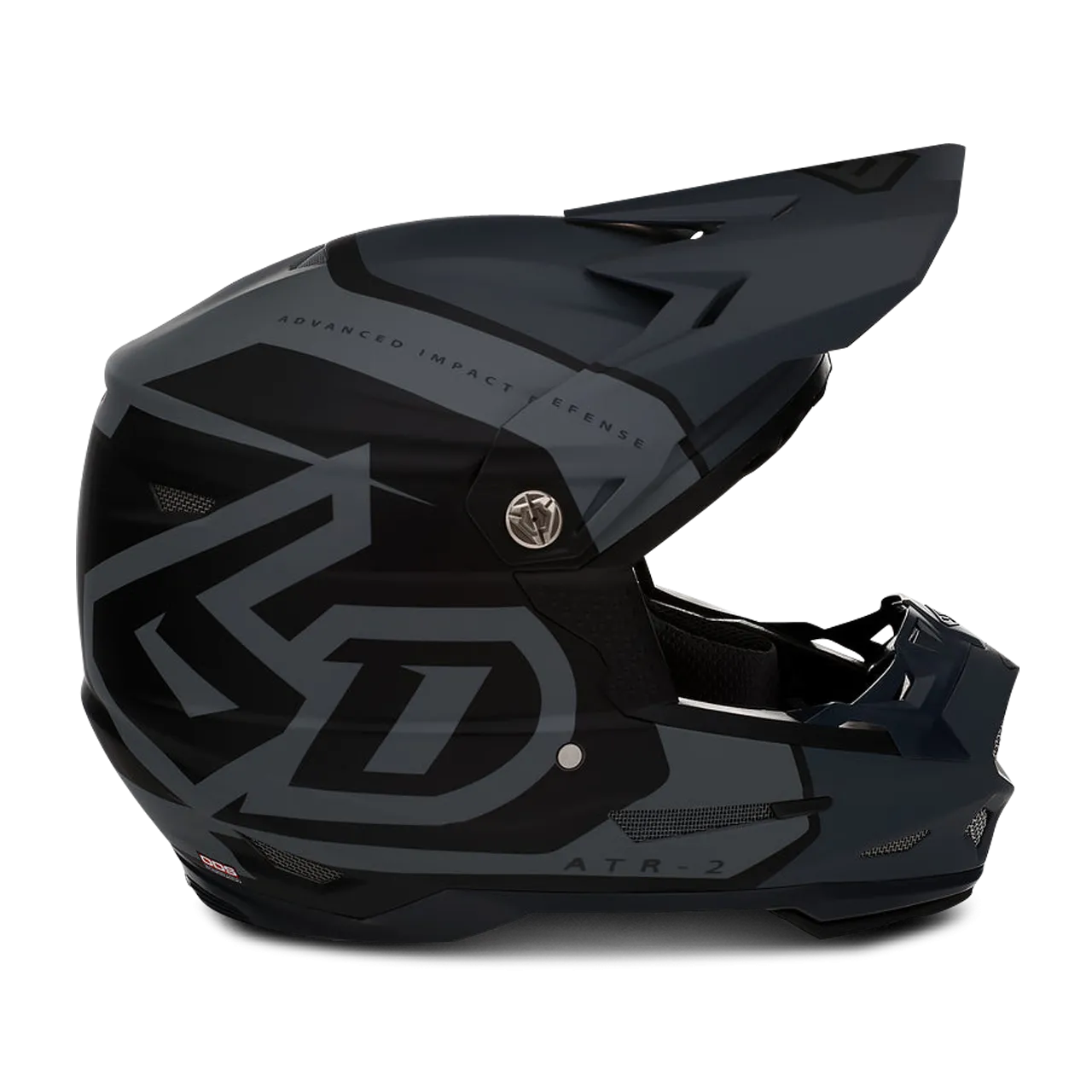 CASCO DE CROSS 6D ATR2 TORQUE CARBóN MATE