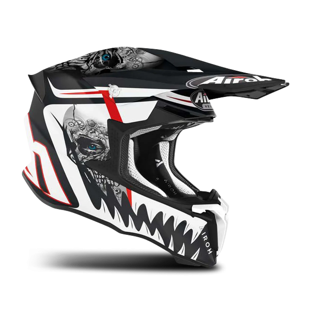 Casco de Cross AIROH Twist 2.0 Máscara Mate