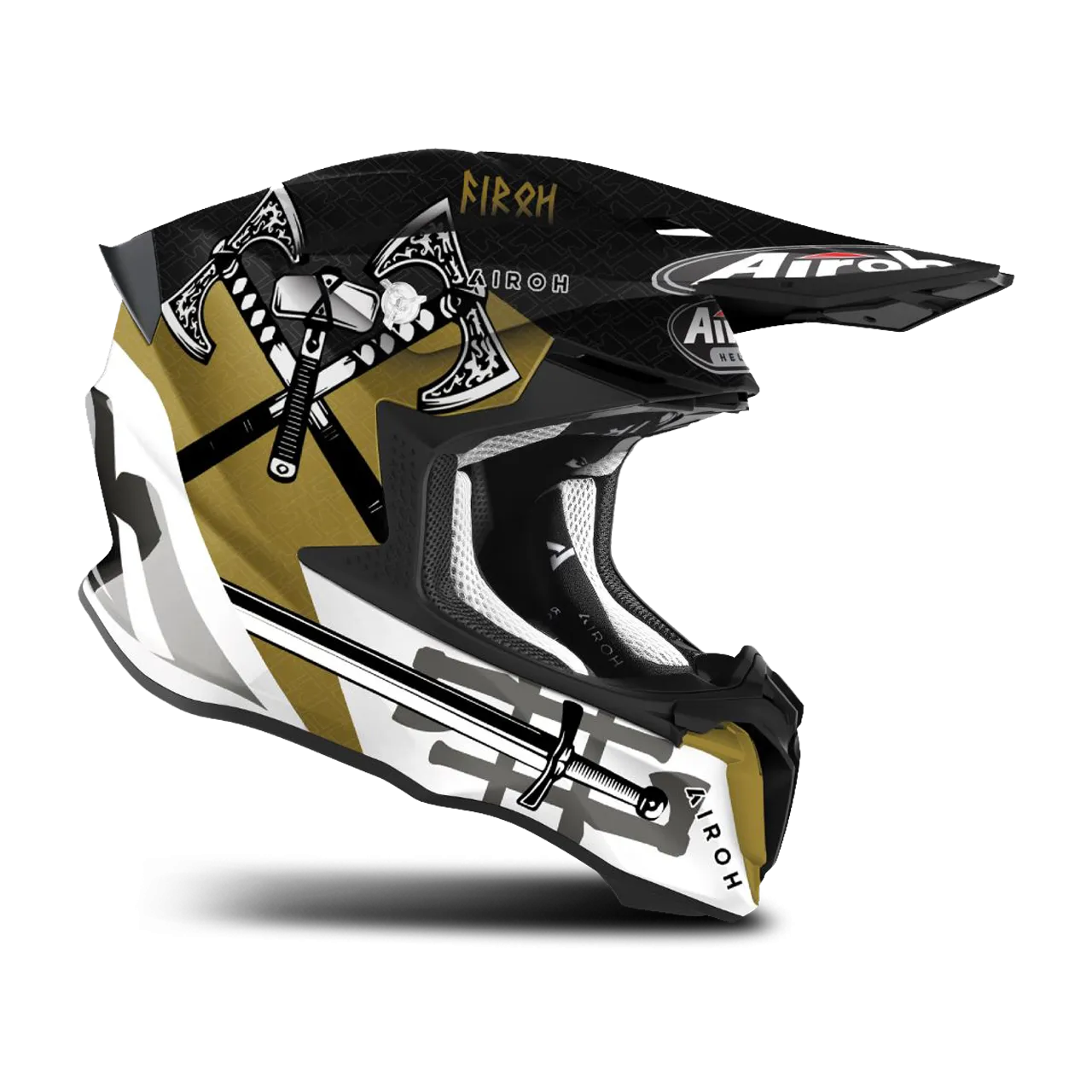 Casco de Cross Airoh Twist 2.0 Sword Brillante