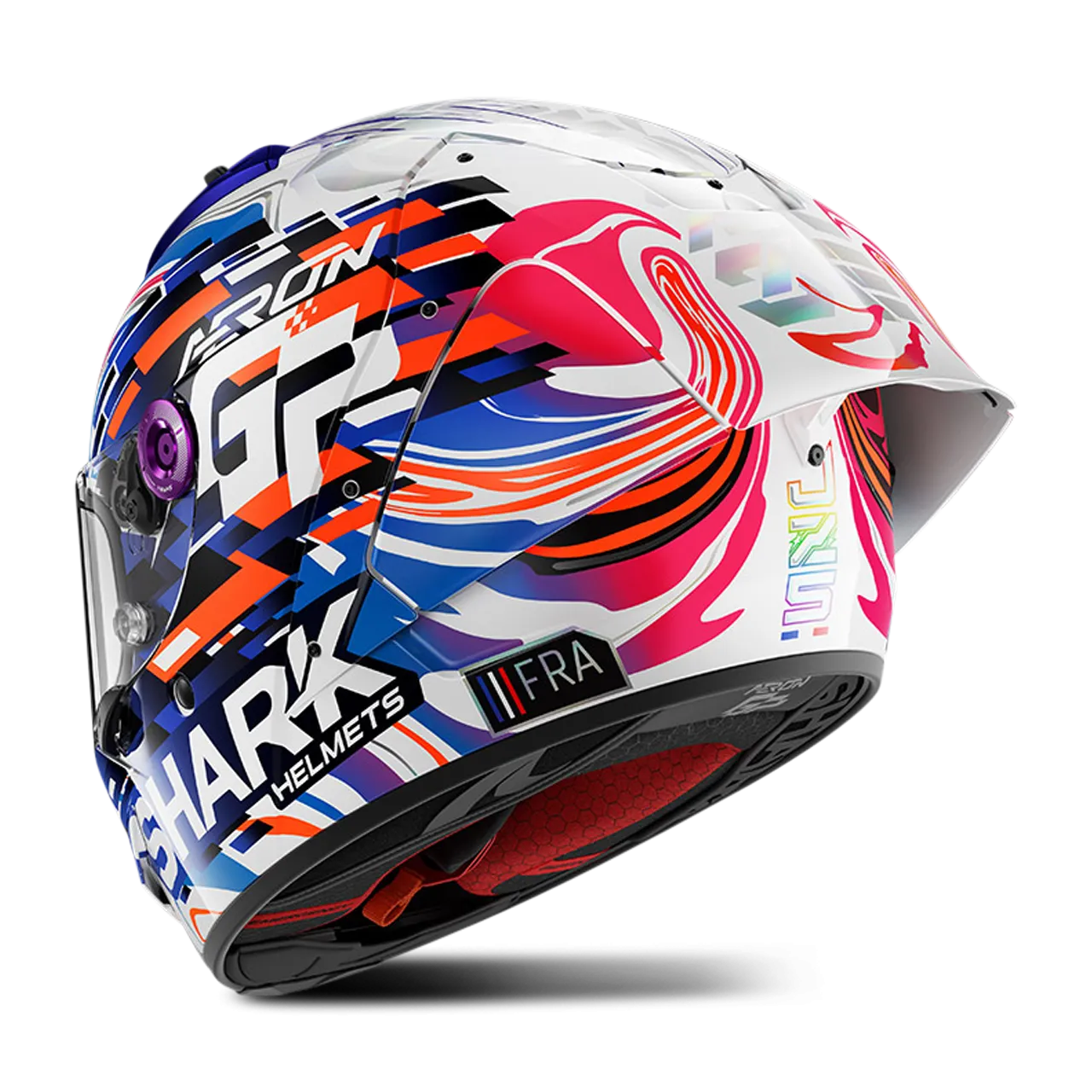 CASCO INTEGRAL SHARK AERONGP REPLICA ZARCO GP DE FRANCE MULTICOLOR 