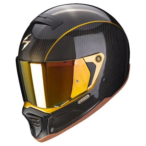 CASCO SCORPION EXOHX1 CARBON SE BLACK GOLD 