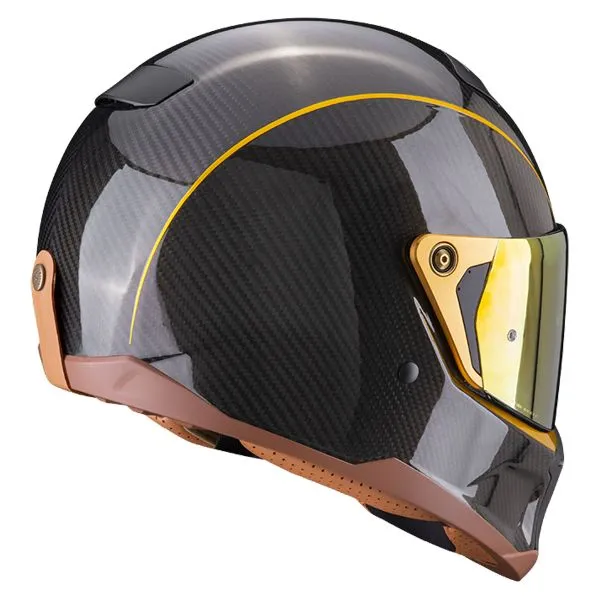 CASCO SCORPION EXOHX1 CARBON SE BLACK GOLD 