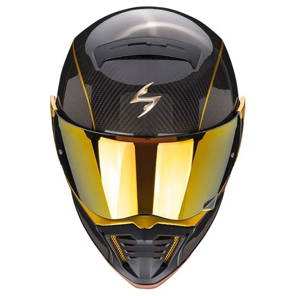 CASCO SCORPION EXOHX1 CARBON SE BLACK GOLD 