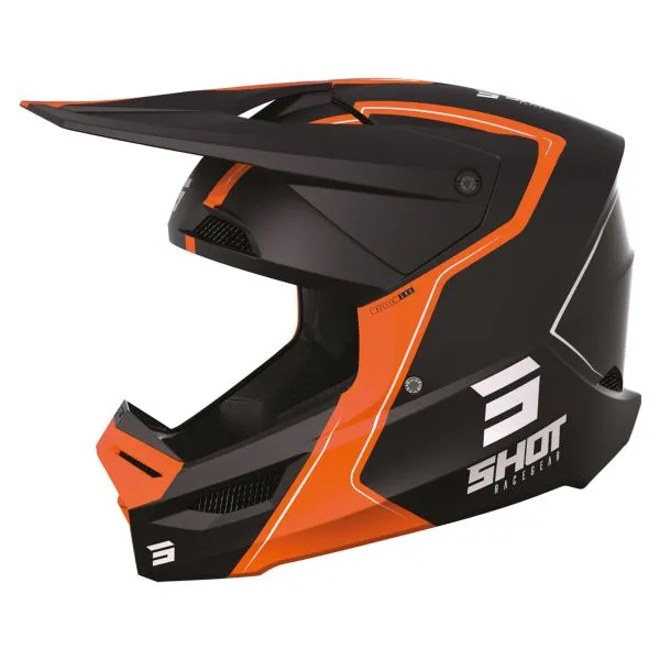 Casco SHOT Furious Reflex Orange Matt 