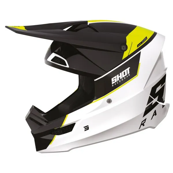 Casco SHOT Furious Scope Neon Yellow Glossy 