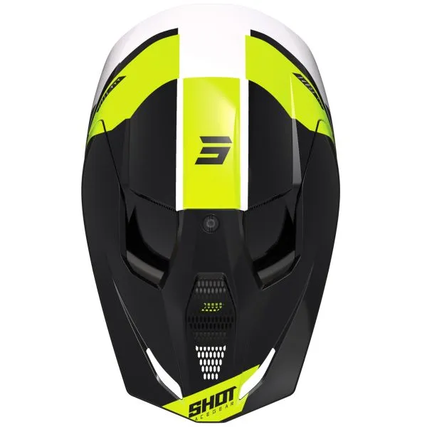 Casco SHOT Furious Scope Neon Yellow Glossy 