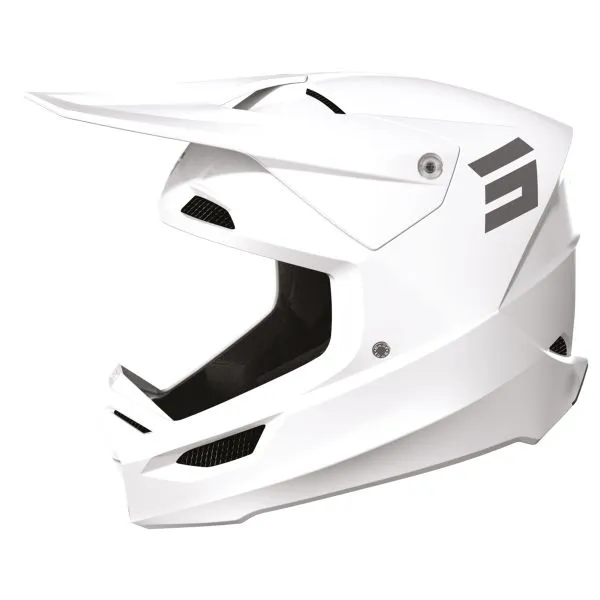 Casco SHOT Furious Solid White Glossy 