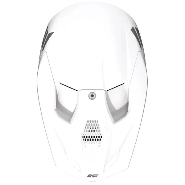 Casco SHOT Furious Solid White Glossy 