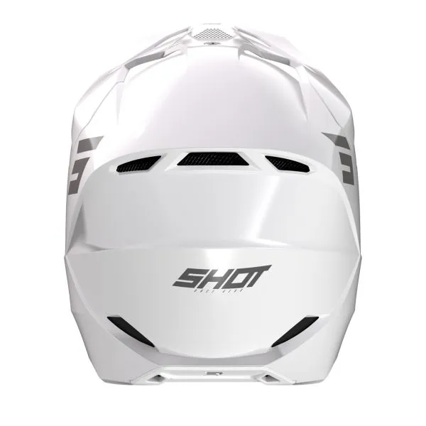 Casco SHOT Furious Solid White Glossy 