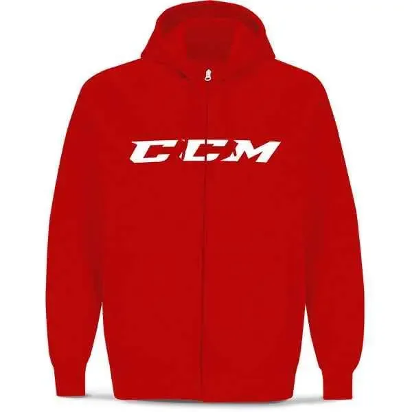CHAQUETA CCM HOODY ROJA JR.