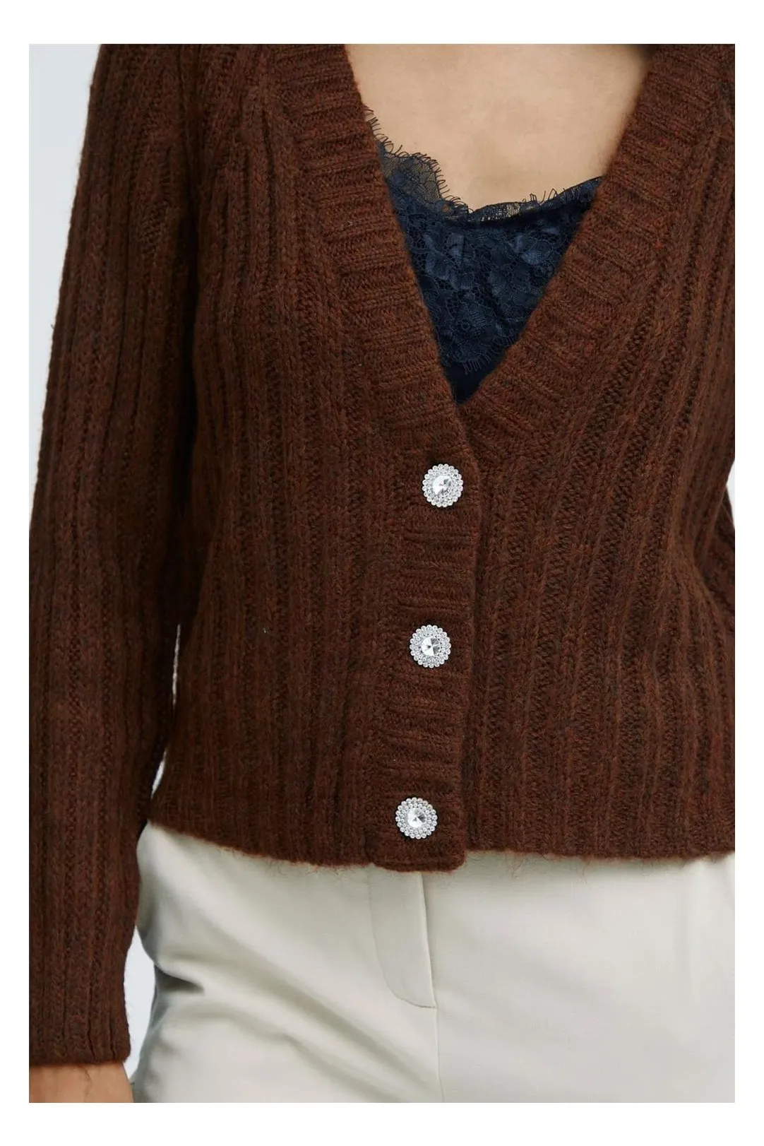 Chaqueta mujer Byoksana chocolate