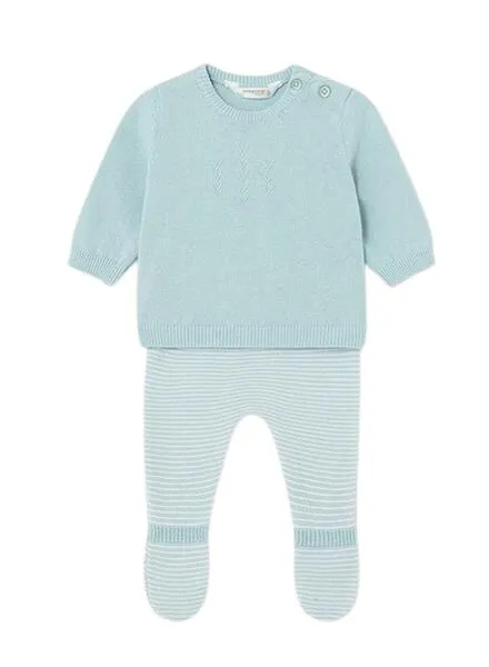 Conjunto Mayoral Polaina Turquesa para Bebé