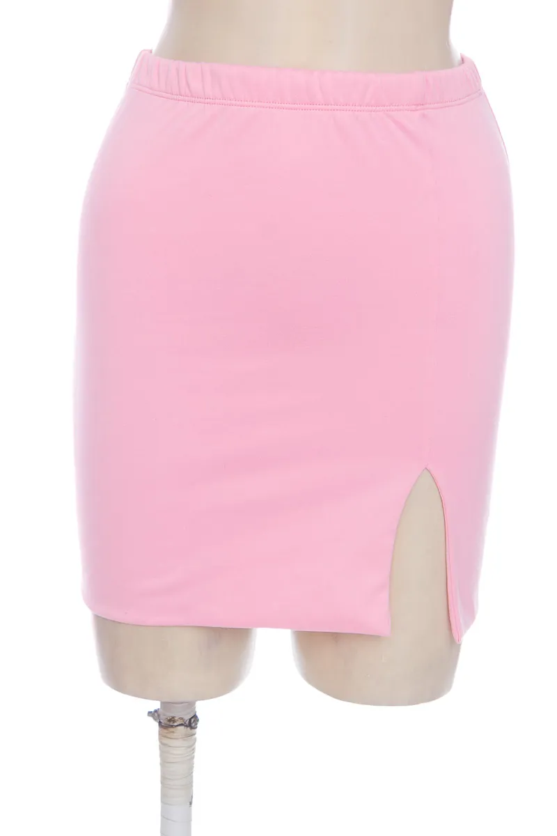 FALDA COLOR ROSADO  HIPS