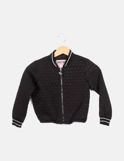 FREESTYLE Chaqueta negra cremallera