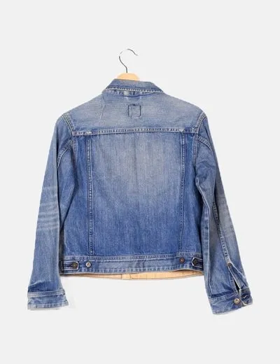 GAP Chaqueta denim azul