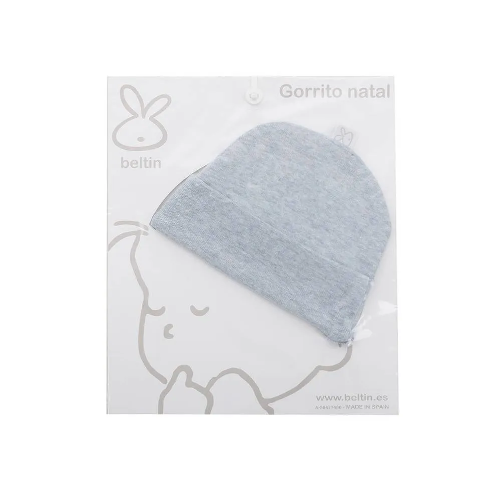 Gorrito natal para bebé Beltin newborn azul vigoré