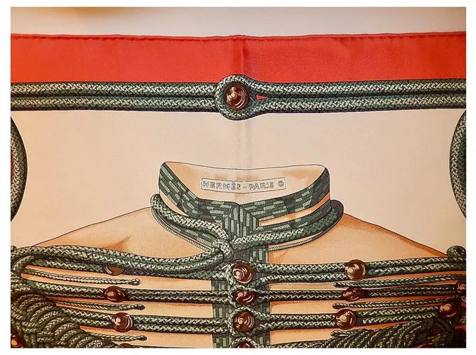 Hermès BRANDEBOURGS Coral 