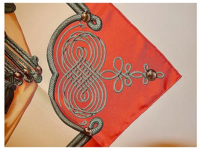 Hermès BRANDEBOURGS Coral 