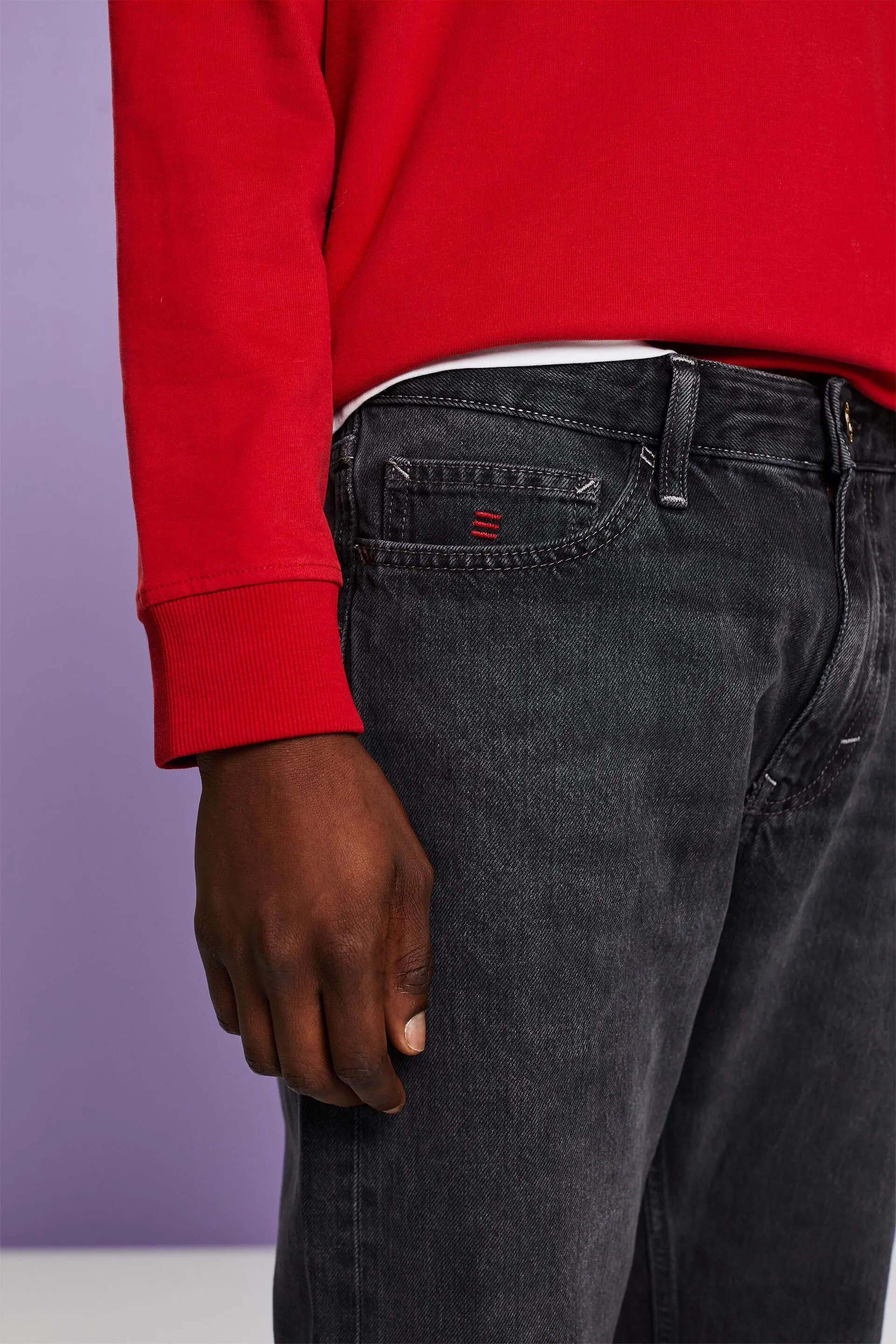 JEANS MIDRISE STRAIGHT FIT