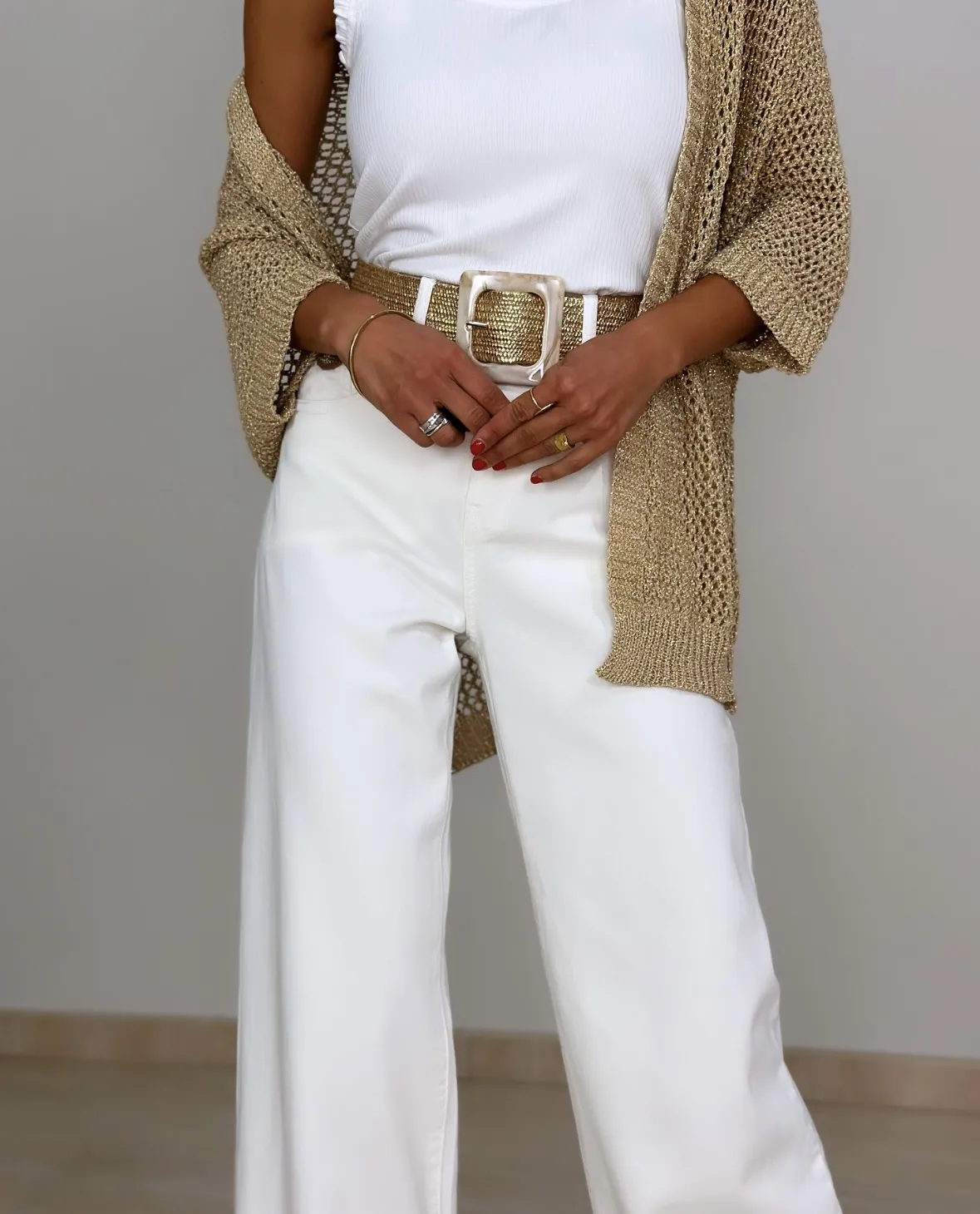 Kimono Lurex Oro