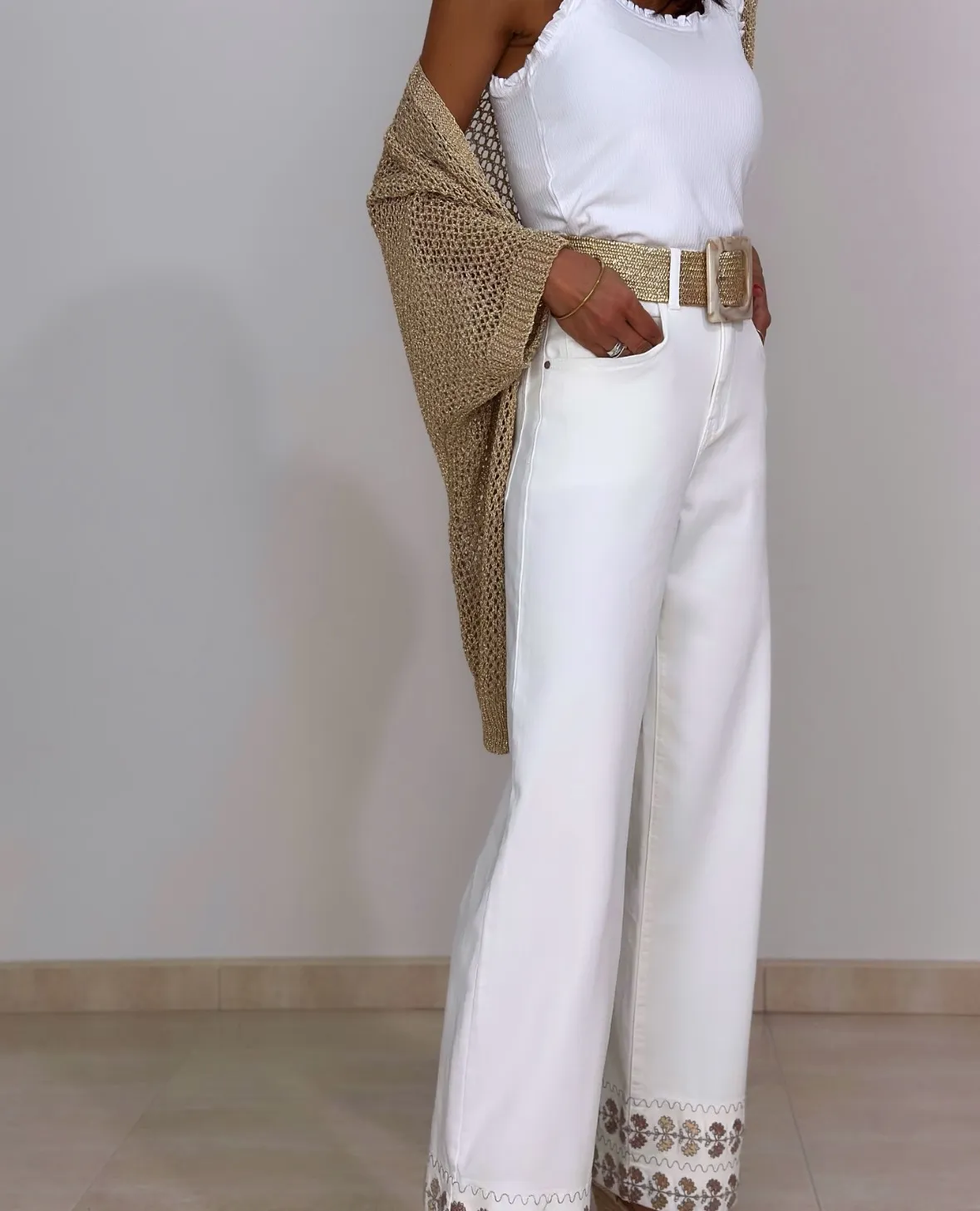 Kimono Lurex Oro