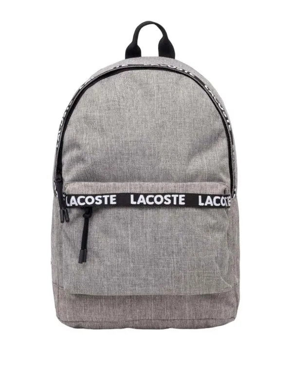 LACOSTE MOCHILA  GRIS