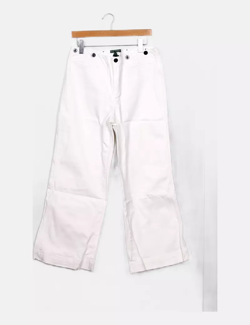 Lauren Jeans Pantalón blanco denim