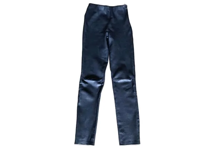Legging piel marino Uterque T.S Azul marino 