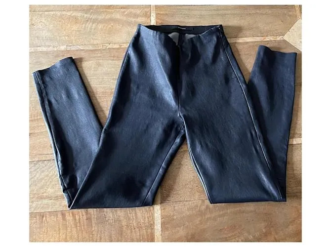 Legging piel marino Uterque T.S Azul marino 