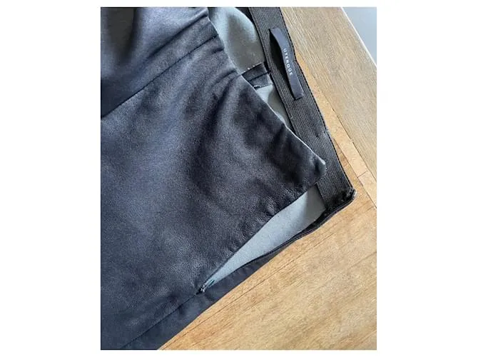 Legging piel marino Uterque T.S Azul marino 