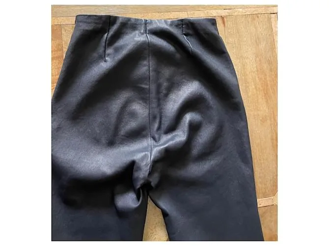 Legging piel marino Uterque T.S Azul marino 