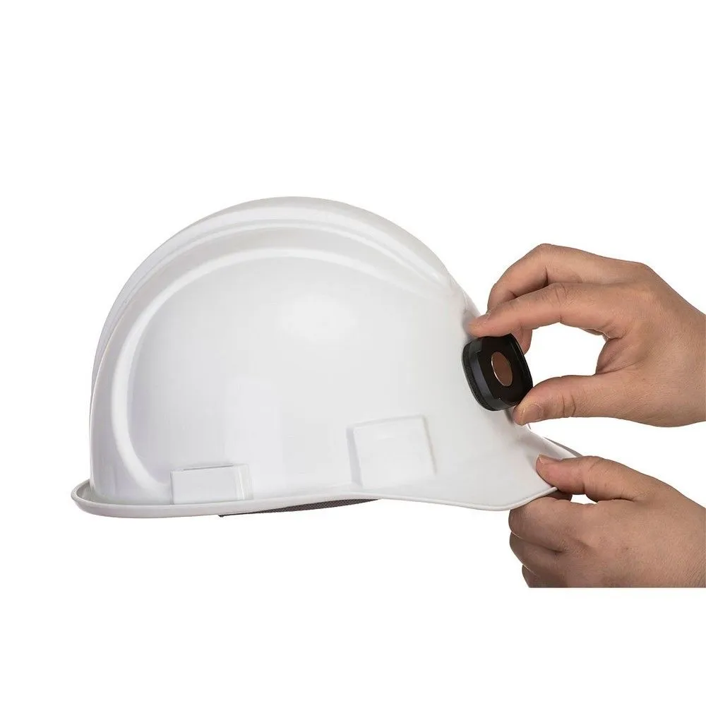 Linterna magnética para casco recargable por USB 