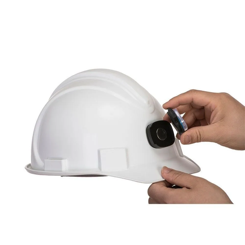Linterna magnética para casco recargable por USB 