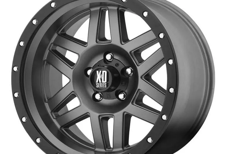 Llanta de aleación XD128 Machete Matte Gray/Black Ring XD Series 8.5x17 ET0 78,3 5x127