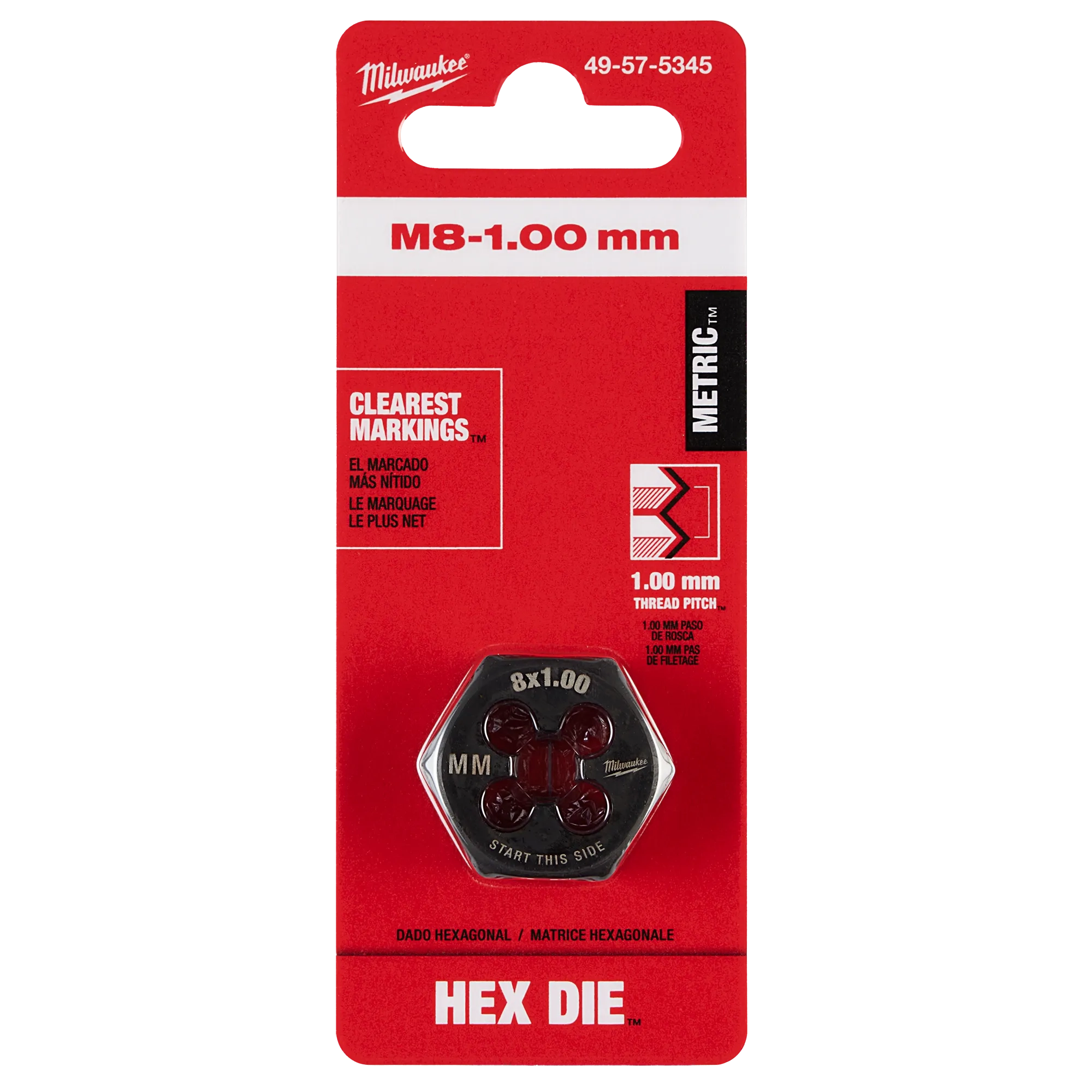 M81.00 MM 1INCH HEX THREADING DIE