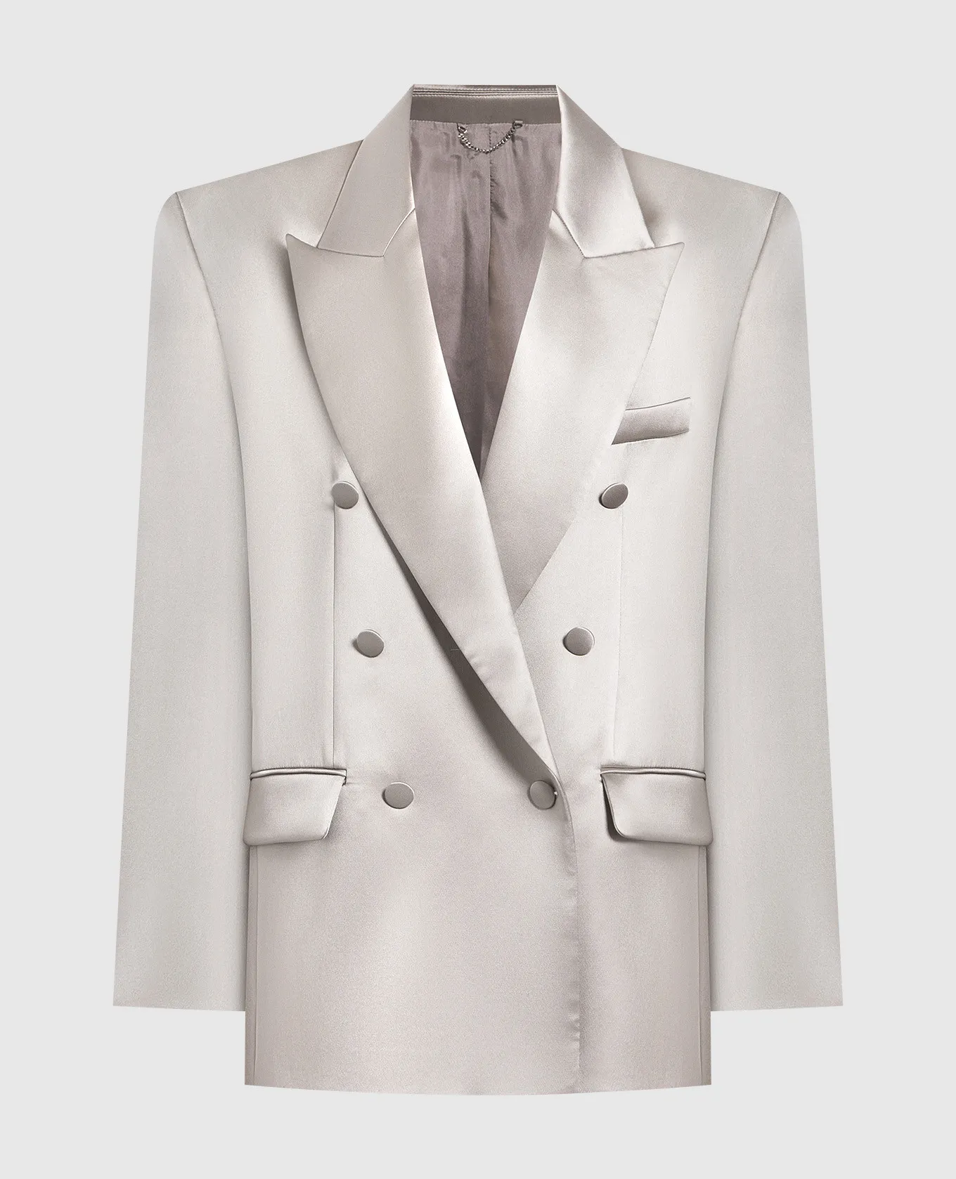MAGDA BUTRYM GRAY DOUBLEBREASTED JACKET