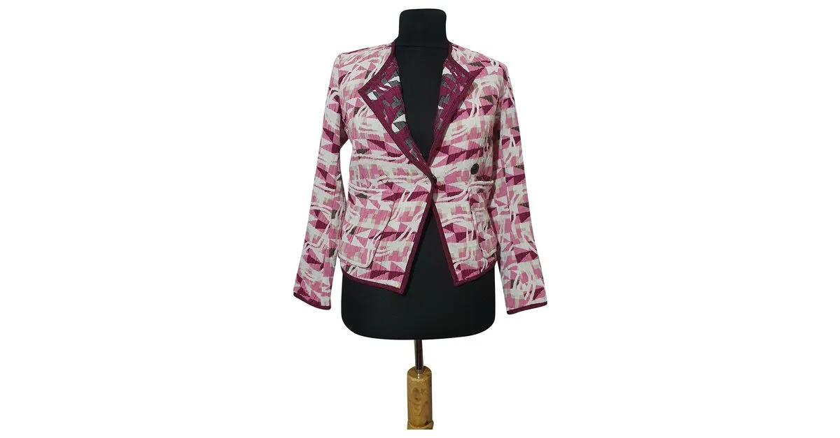 Maje Chaquetas Rosa Multicolor Púrpura 